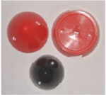 Spinner Kunststoff 71 mm Lieferbar in rot oder schwarz