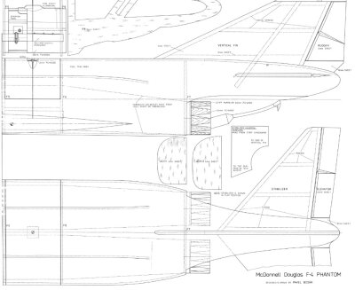 Phantom F4 J Spannweite 1260mm ( Plan 3 Seiten )