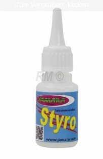 Sekundenkleber 20g für Styropor