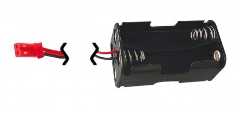 Batteriebox mit BEC-Buchse 2+2