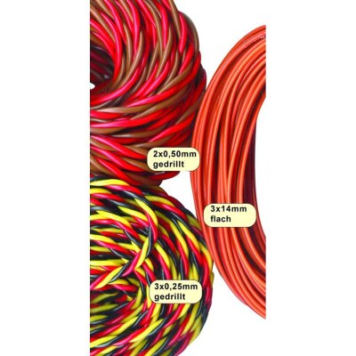 Kabel JR 3x0,50mm² 10m gedr.