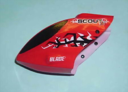 Blade Scout Kabinenhaube mit Gummiringen