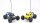 Electrix Smash 2WD 1/18 Monster Truck gelb