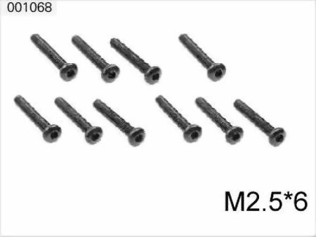 Esky Schraubensatz 2.5*6 (10 Stück) (001068)