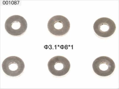 Esky 900 Unterlegscheibe 3.1*8*1mm (001087)