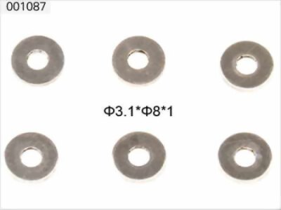 Esky 900 Unterlegscheibe 3.1*8*1mm (001087)