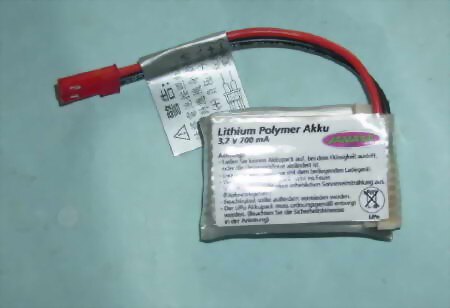 Akku Lui Lipo - Lipo 3,7V 700mAH