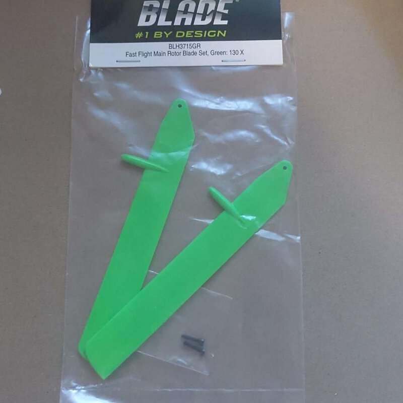 Blade 130X: Blade Fast Flight Hauptrotorblätter Set Grün