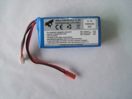 Manticore Lipo Akku 3S 11,1V / 1300mAh / 20C