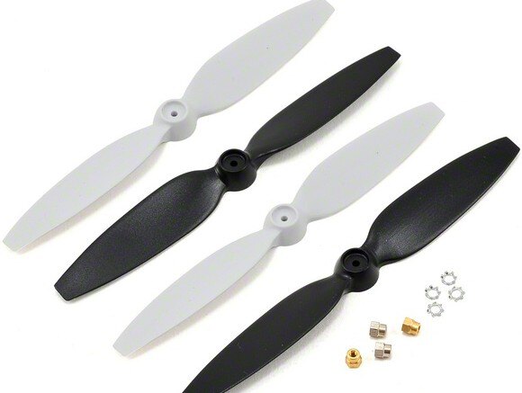 Blade BLH7714 Blade 200QX: Sportpropeller (4er Set) grau / weiß