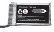 Akku passend für Flyscout LiPo 7,4V 850mAh