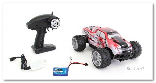 Eagle Monster Truck M 1:16 - 2WD RTR Modellauto, rote  Karosserie