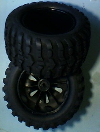 Räderset ( 2 Stk ) für Monster Truck - 120mm x 60mm