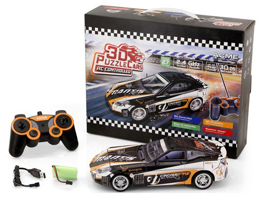 3D Puzzle Car Komplett Set 2,4 GHz