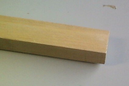 Balsa Bohlen 20mm x 20mm x 500mm 1 St.