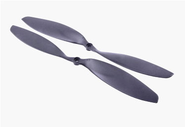 Propeller Schwarz Slow  Prop-12x3,8 links/rechts