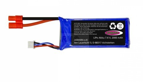 Akku Payload Lipo 7,4V 2000mAh 14,4Wh Version 1