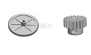 Hauptzahnrad und Ritzel für Für Monstertronic Across, 46010