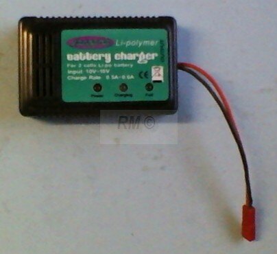 Lipo Lader - Eingang 10-15V - Ausgang 0,5-0,6 A  .- 2 Zellen BEC
