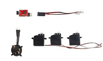 Indoor Set FLUG-  Servos, Motor, Regler und Akku