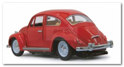 VW Käfer 1:18 RC Die Cast Rot 27MHz #