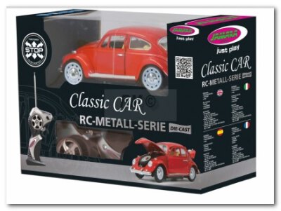 VW Käfer 1:18 RC Die Cast Rot 27MHz #