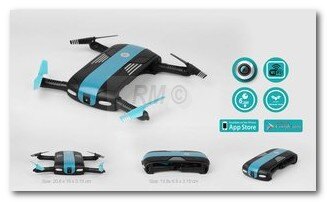 WIFI Pocket Smart Drohne 2.4 GHz - 1 MP Kamera #
