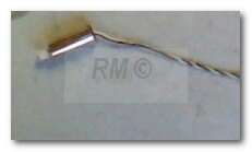 Motor A  mit Ritzel Jamara Q180  & Q180.2 - AX8 ( kabel schwarz / weiß )