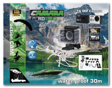 Camara Full HD Pro Wifi V2 schwarz