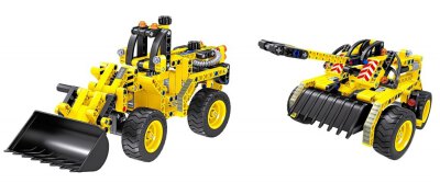 Teknotoys Active Bricks 2in1 Radlader & Panzer