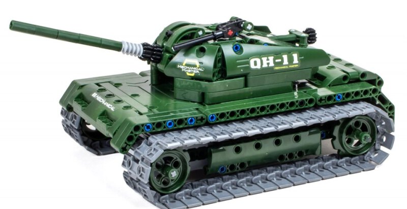 Teknotoys Active Bricks RC Panzer - Konstruktionsbaukasten mit Fernsteuerung