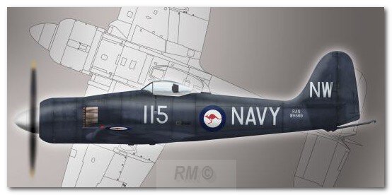 Sea Fury FB11 Hawker 1:72