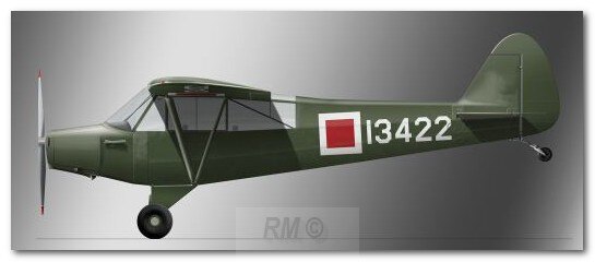Piper L-21B Super Cub 1:48