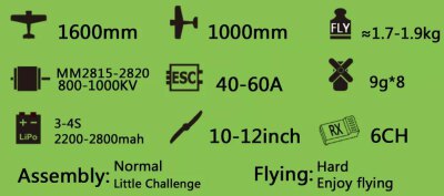 Fieseler Fi 156 Storch 1600mm