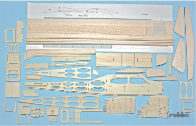 ROBBE CHARTER CLASSIC LASER CUT HOLZBAUSATZ "MADE IN...