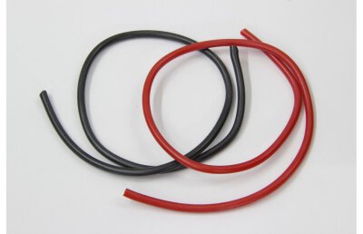Kabel Silikon 1,5 mm² 2 x 1 m rot/schwarz