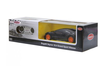 Bugatti Grand Sport Vitesse 1:24 schwarz 40MHz
