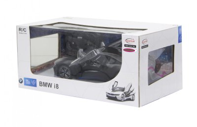 BMW I8 1:14 schwarz Tür fernbedienbar 27MHz