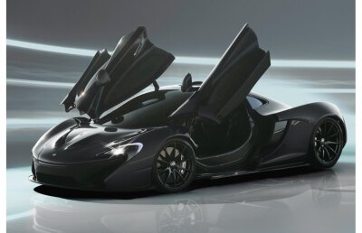 McLaren P1 1:14 schwarz Tür manuell 27MHz