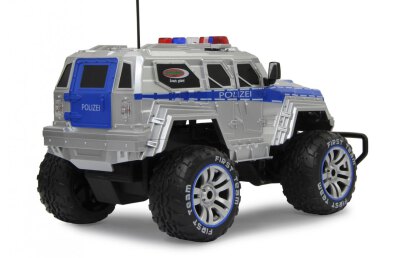 Polizei Panzerwagen Monster- truck 1:12 LED 27MHz