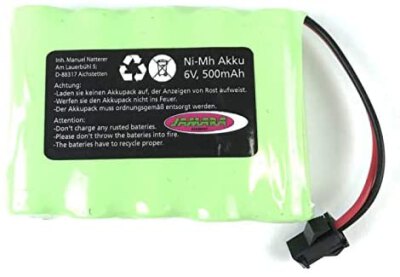 Akku Rupter/Cubic 6V 500mAh Toy-Anschluss