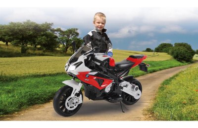 Ride-on Motorrad BMW S1000RR rot 12V