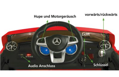 Ride-on Mercedes-AMG SL 65 rot 12V