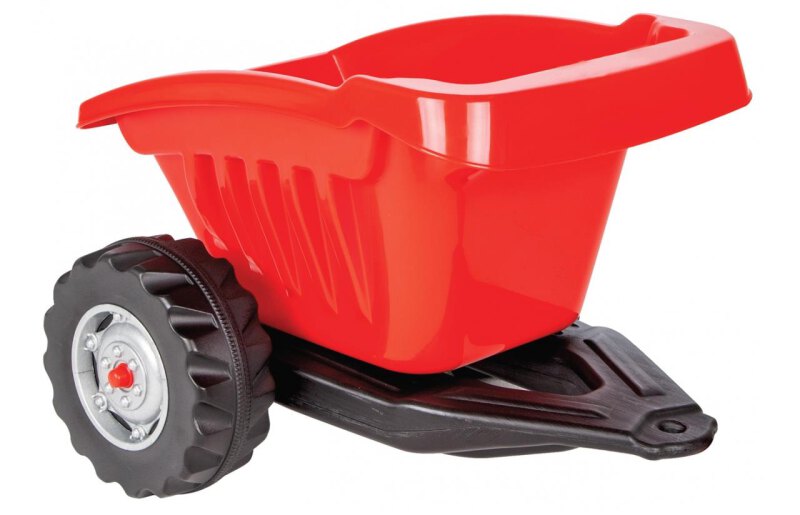 Anhänger Ride-on rot für Traktor Strong Bull