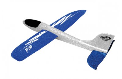 Pilo Schaumwurfgleiter-EPP Tragfläche blau Rumpf weiss