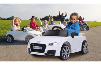 Ride-on Audi TT RS weiss 12V