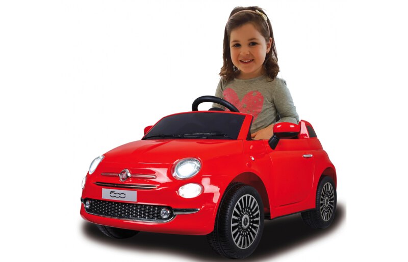 Ride-on Fiat 500 rot 12V