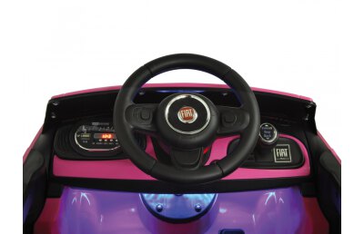 Ride-on Fiat 500 pink 12V