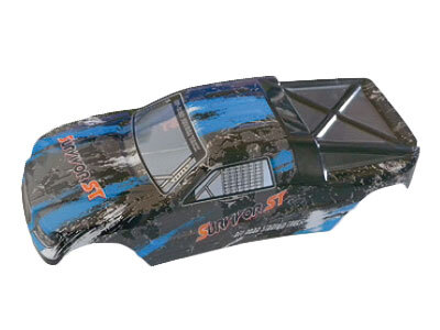 12686 Karosserie Truggy blau EVO 4T