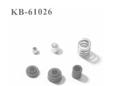 KB-61026 Feder + Zubehör für Rutschkupplung